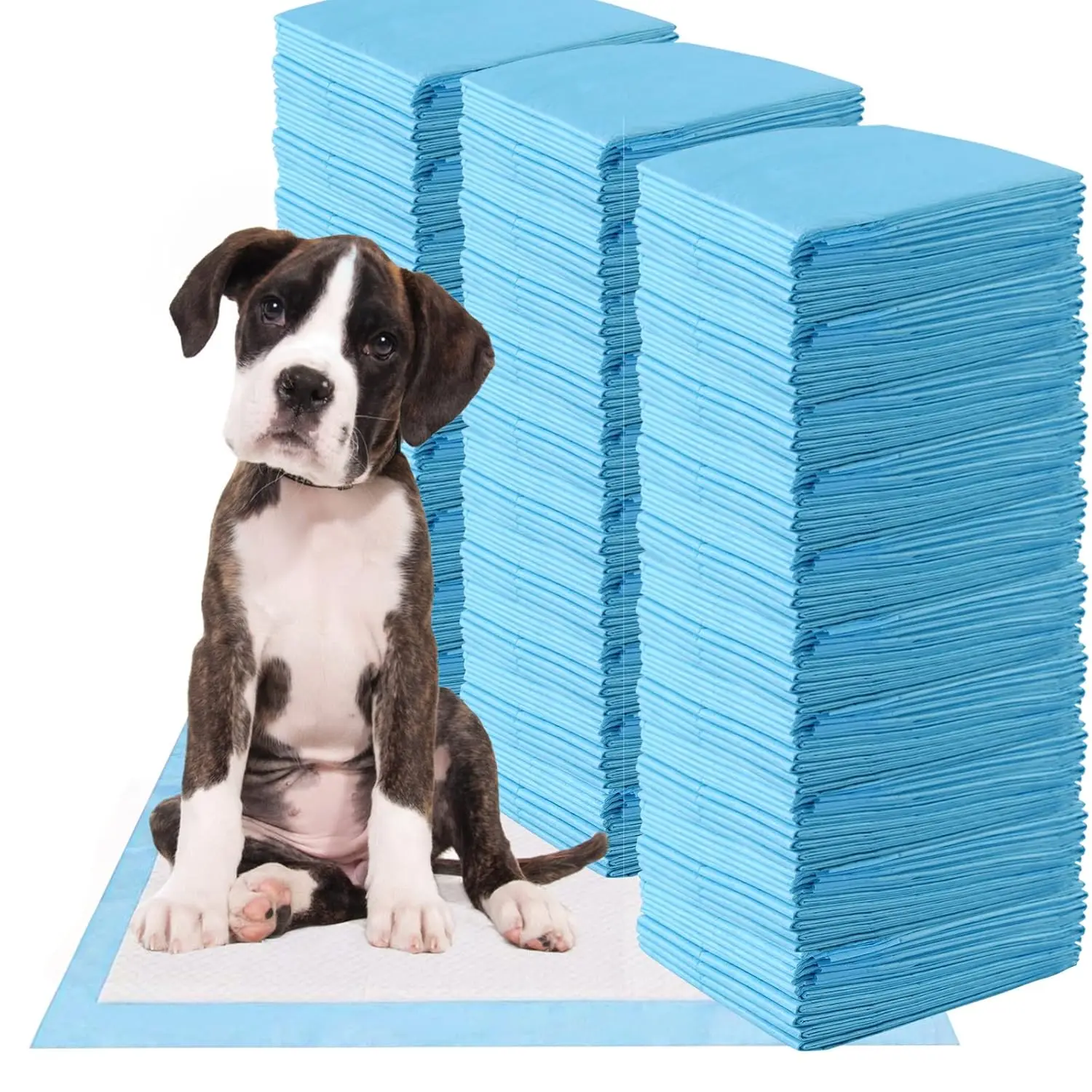 

Dog Pee Pads 300 Count, 36''x24'' Large Dog Potty Pads, Powerful Absorbency, 5-Layer Design, Leak-Proof Disposable Pet Piddle Tr