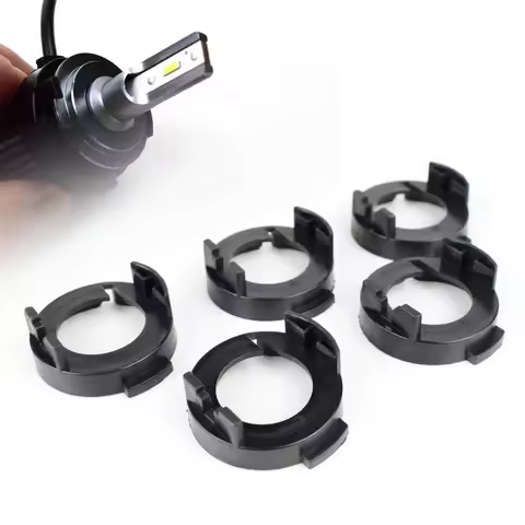 Deck Auto H7 LED Holder Car Universal Headlamp Retainer Headlight Base for Kia Forte Koup 2014-2016 Rio 2012-2017