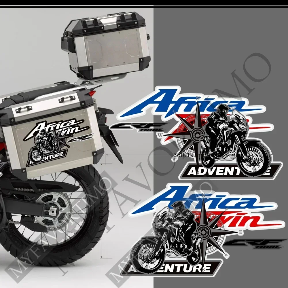 Fit Honda Africa Twin CRF1100L CRF 1100 Stickers Decal adhesive 2019-2022 Aluminium Box Kit Trunk Cases Panniers Luggage