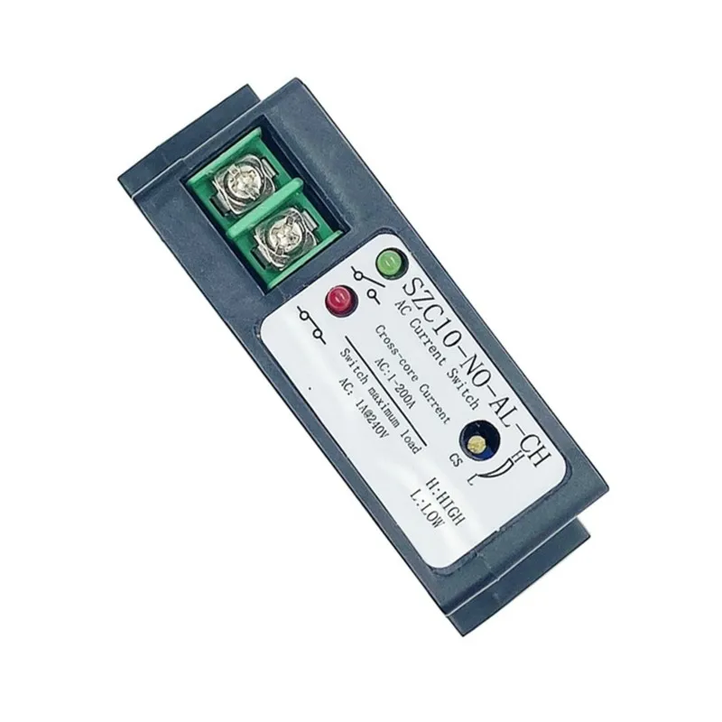 FULL-AC Current Sensing Switch With Transformer 1-200A Isolation Control Model Number SZC10-NO-AL-CH