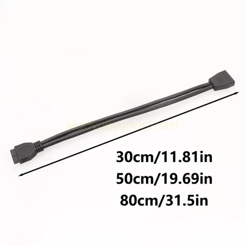 USB3.0 Faceplate Cable Motherboards 19Pin Header to 2USB Port for Easy Access P9JB