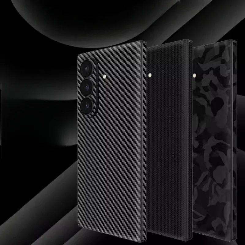 

Honeycomb Carbon fiber Anti-Scratch Stickers For Samsung Galaxy Z Fold7 6 5 4 3 Protective Decal Skin Cover Back Film