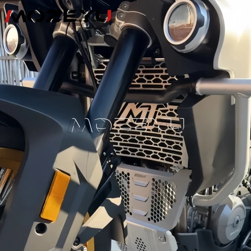 

2021-2024 2025 For CFMOTO CF MOTO 800 MT 800 Radiator Grille Cover Engine Guard Protector Lever Motorcycle 800MT Accessories