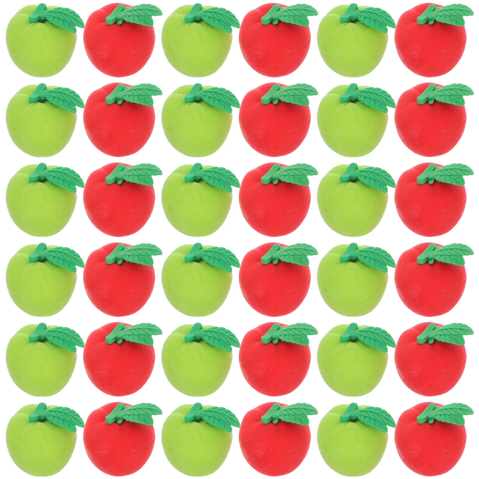 36Pcs Mini Erasers Vibrant Fade-Resistant Colors Portable Lightweight School Reward Erasers for Teachers Classroom Party