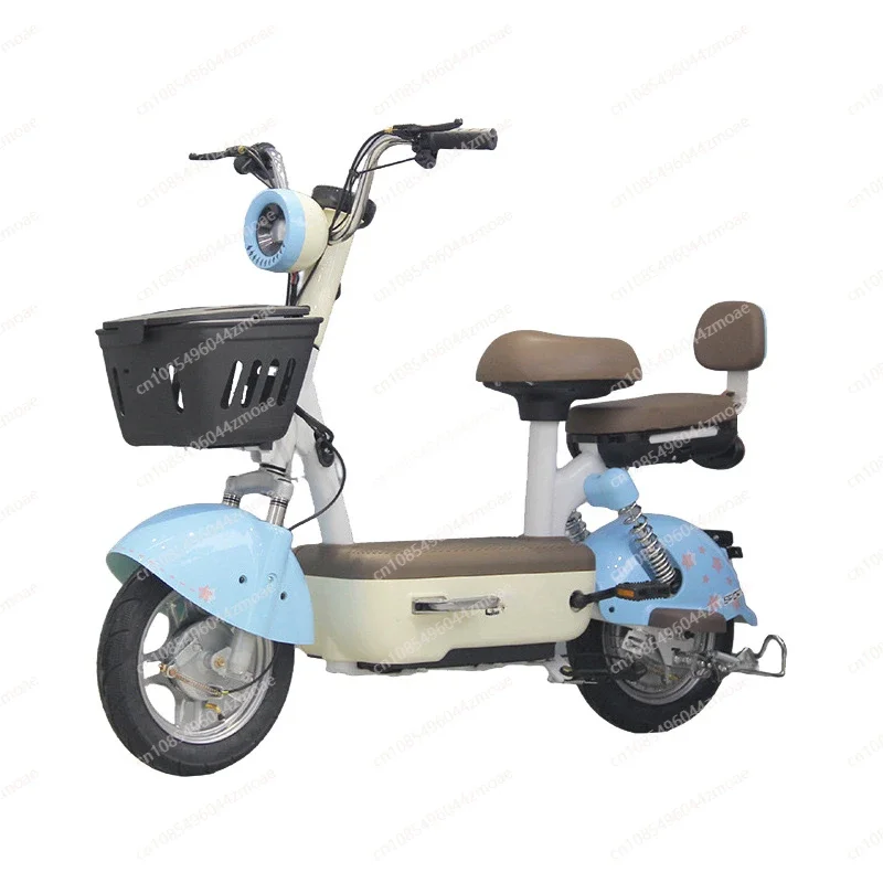 Women's two-wheeled electric bicycle battery car