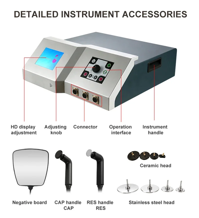 

448K High Frequency Slimming/Diathermy Therapy Cet Retina Body Therapy Machine Rehabilitation Muscle Relaxation Massager