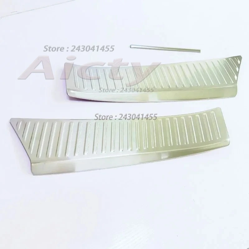 Car Stainless Steel Trunk Inner Guard Rear Bumper Trim Rear Trunk Protection Accessories For Subaru Forester 2024 2025