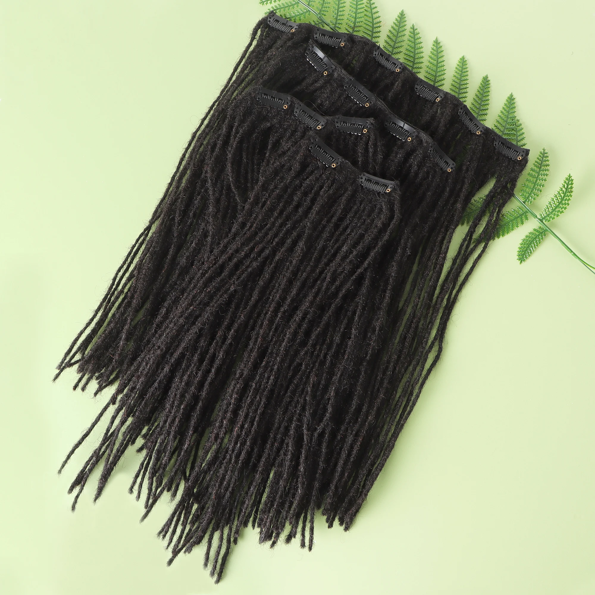 Orientfashion Dreads 2023 microlocs clip in locs set human hair locs