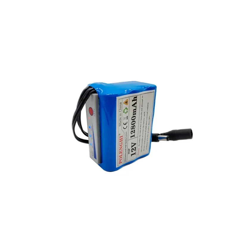Batterie Li-Ion BMS 12,6 V 12800 mAh 3S2P 18650 avec indicateur d'alimentation