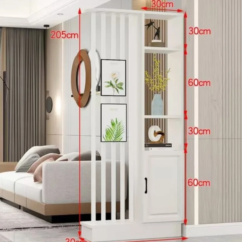New Chinese-style screen partition living room porch cabinet simple modern door blocking creative partition locker screen