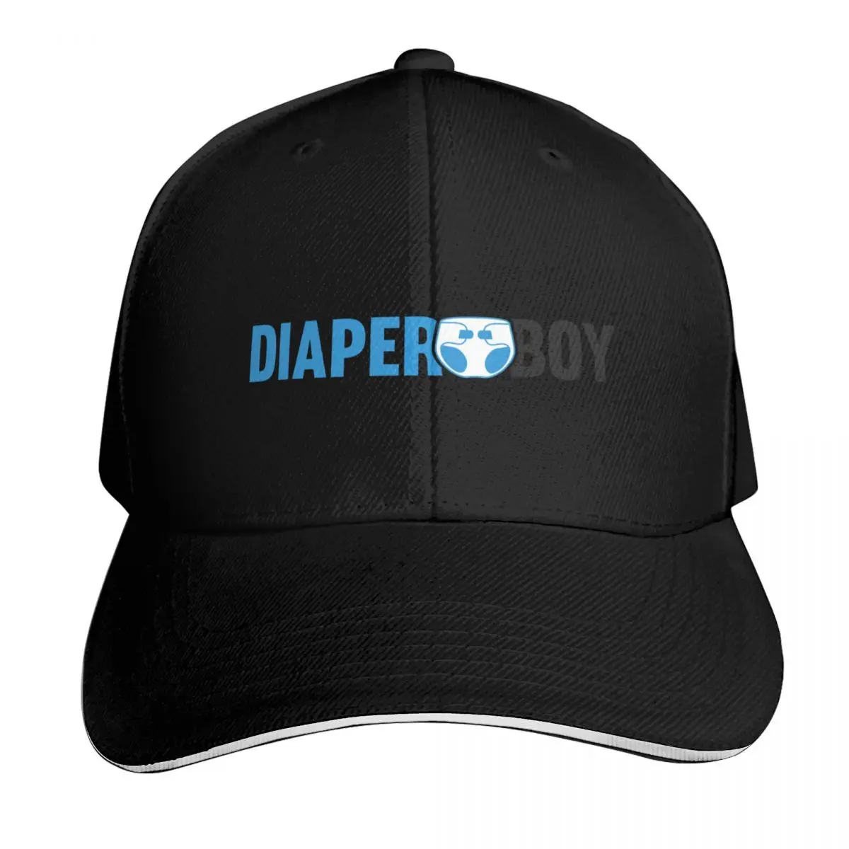 Diaper Boy NEW! (Blue/Black) Baseball Cap Summer Beach Travel Streetwear Hip Hop Trendy Vintage Retro Embroidered