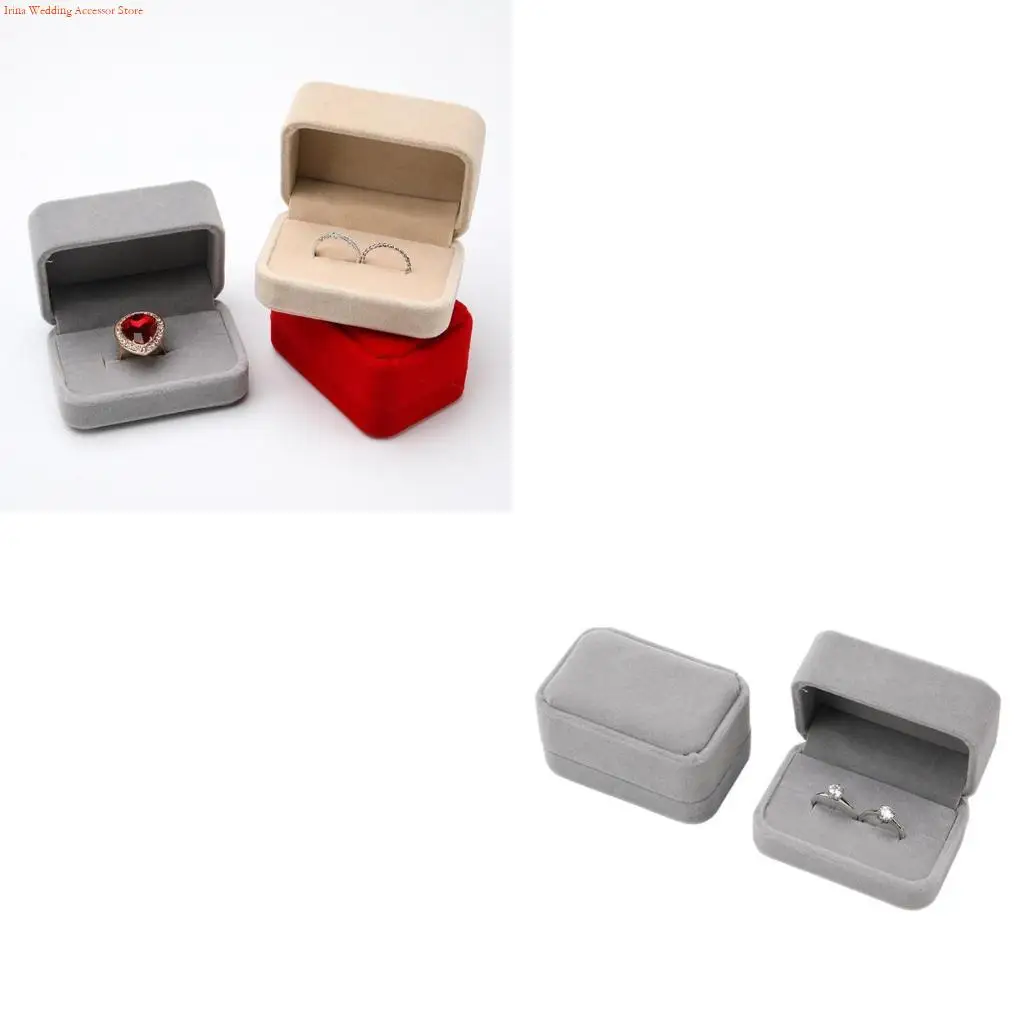 

G92D Ring Jewelry Storage Gift Box Ring Earrings Jewelry Counter Display Props