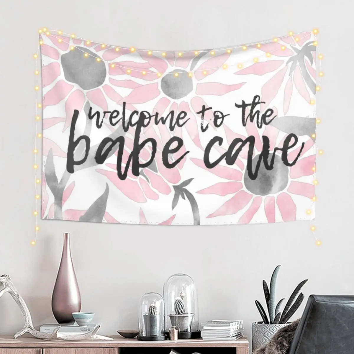 welcome to the babe cave Tapestry House Decorations Aesthetics For Room Tapestry