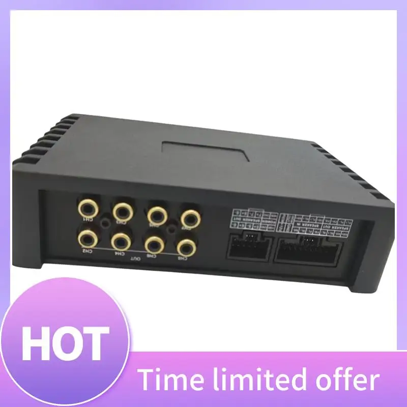

ABFN-4-In-8-Out 31 Band EQ DSP Audio Processor Car Audio Lossless Modification Car Amplifier Active Three-Way Division