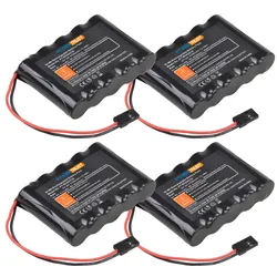 Batteria 6V con connettore Hitec per velivoli RC, auto telecomandata, batteria ricaricabile Robot ambulante