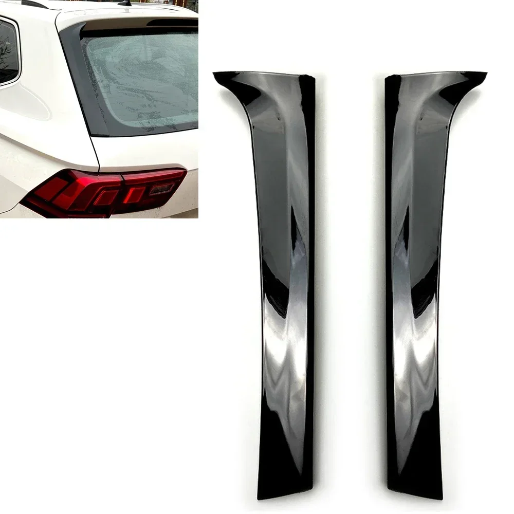 

New！ For Volkswagen VW Tiguan L MK2 2017-2023 Rear Window Trim Side Spoiler Wing Canard Splitter Tail Trunk Shade Cover Windshie