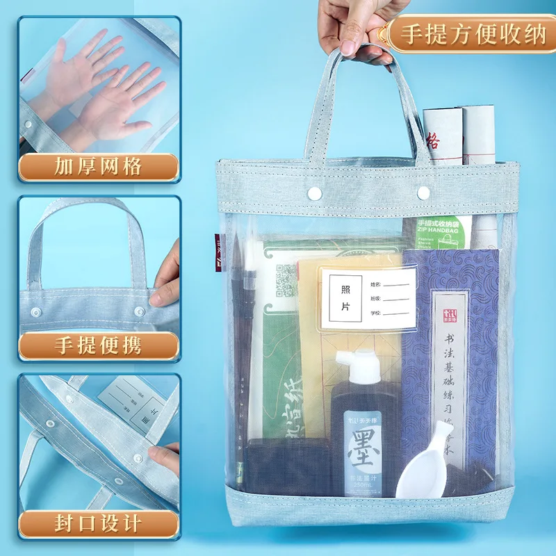 Chinese Calligraphy Brush Set with Xuan Paper and Storage Bag, 18 to 30 Piece Practice Kit for Students and Adult Beginners