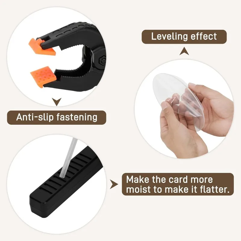 Trading Card Flattening Kit, Card Wrinkle Repair Tool Set for Card Collection Maintenance