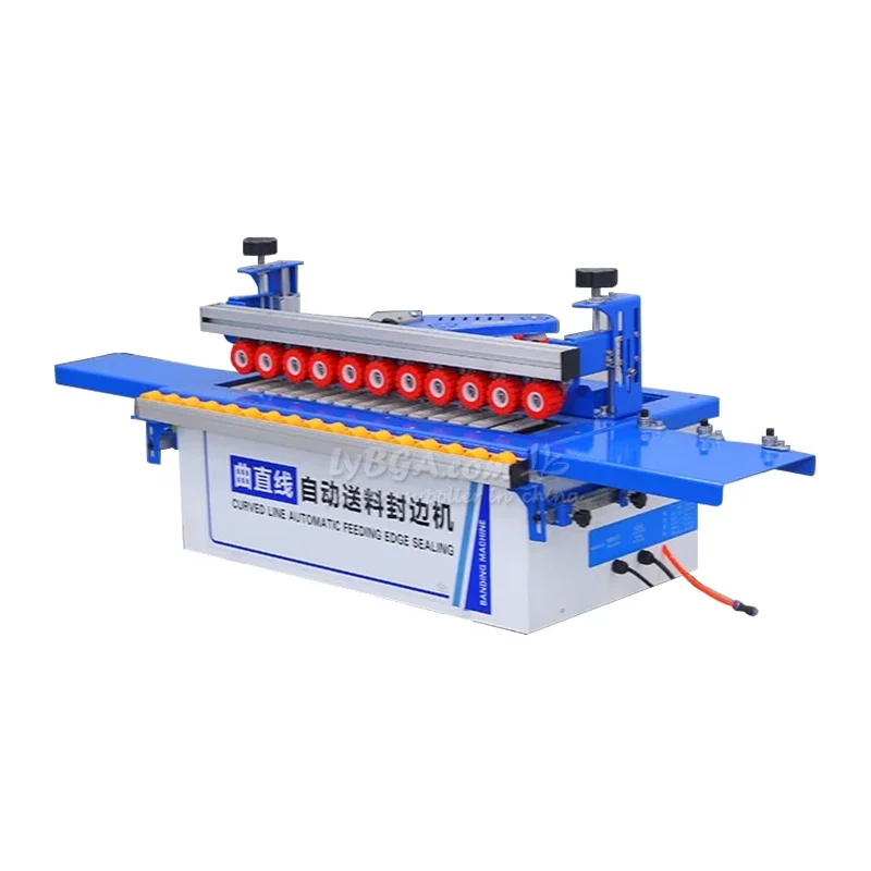 Bordatrice per la lavorazione del legno Bordatrice per bordi curva/avastata 770 Consegna completa della piastra di processo Opzione del supporto base a lunghezza estesa