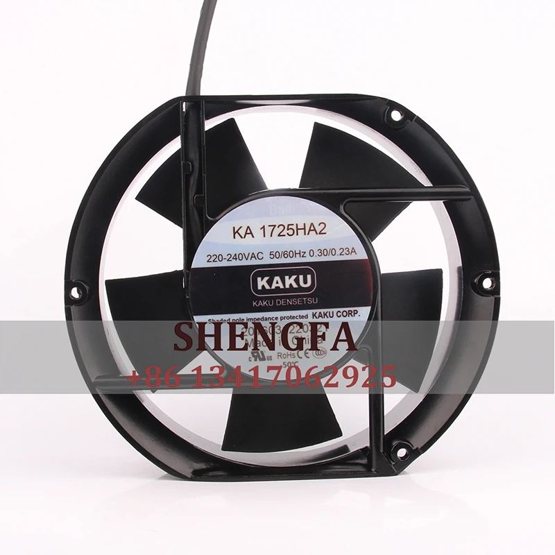 KAKU KA1725HA2 Case Cooling Fan  AC220V 0.27/0.23A 17CM 172X150X51MM 17251 Ball Bearing Waterproof Centrifugal Exhaust