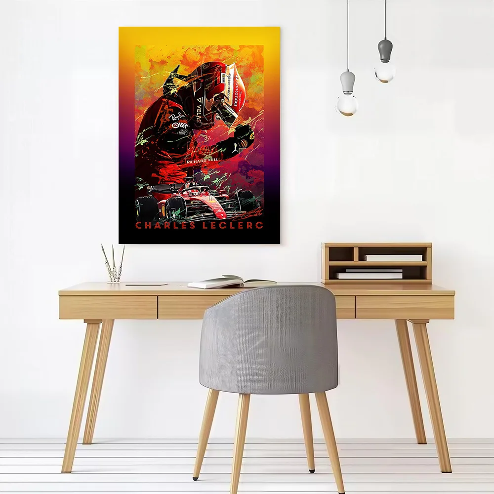 Charles Leclerc Poster Canvas Wall Art Custom Photo Print Modern Painting for Fans Decor Living Room Interior Decoration Bedroom