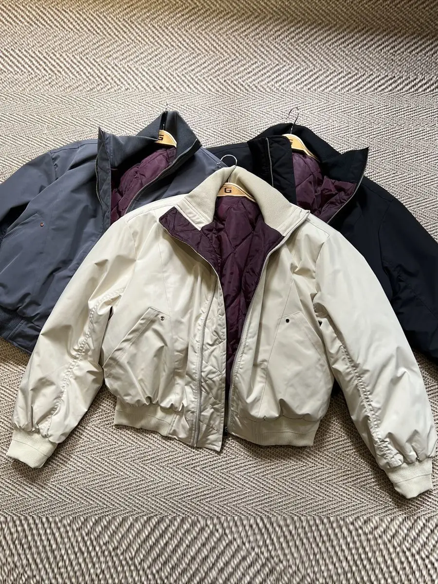 

American Casual Solid Color Jacket 2026 Warm Coats Winter Jacket Men Cotton Clothes Fashion Retro Trendy Cotton Men Clothing