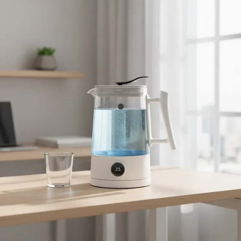 2026 Latest -rich Water Kettle 1.8 Liter SPE PEM Technology Portable Kettle
