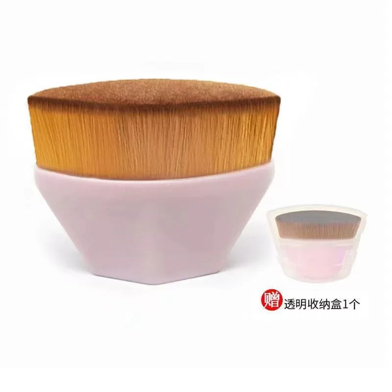 Neue Magie Make-Up Pinsel Flüssige Foundation BB Creme Keine Spur Weiche Hohe Dichte Faser Haar Leicht zu Tragen Mädchen Schönheit Werkzeuge 1PCS