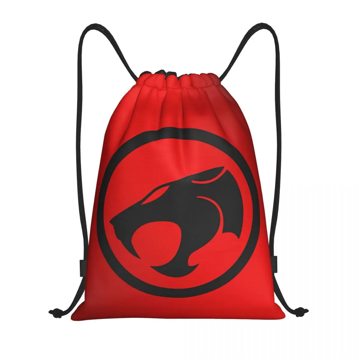 Custom Thundercats Drawstring Backpack Sports Gym Bag for Men Women Cartoon Anime Shopping Sackpack