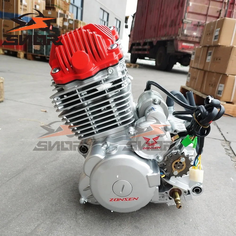 Good Quality Cylinder Head 4 Valve Balance Shaft Motorcycle Engine Air Cooling Engine NB300-F