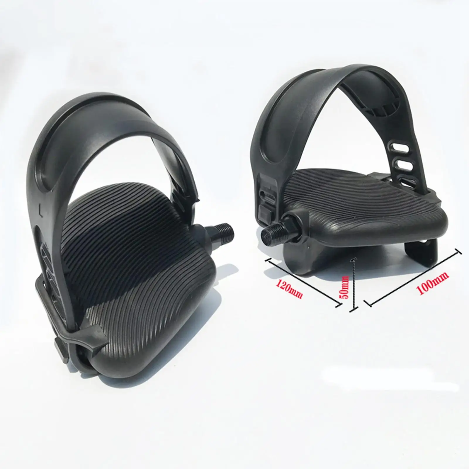 Generic Exercise Bike Pedal Straps Heavy Duty High Quality Adjustable 1 Pair Strap for Bicycle Accessories Replacement