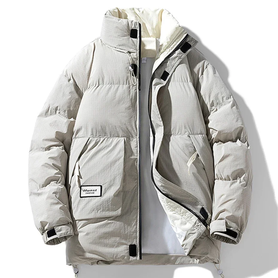 Parkas Verdicken Warme Gepolsterte Jacken Outwear für Männlich Weiblich Parkas Große Größe 8XL 9XL männer Plus Größe Winter Puffer blase Parkas