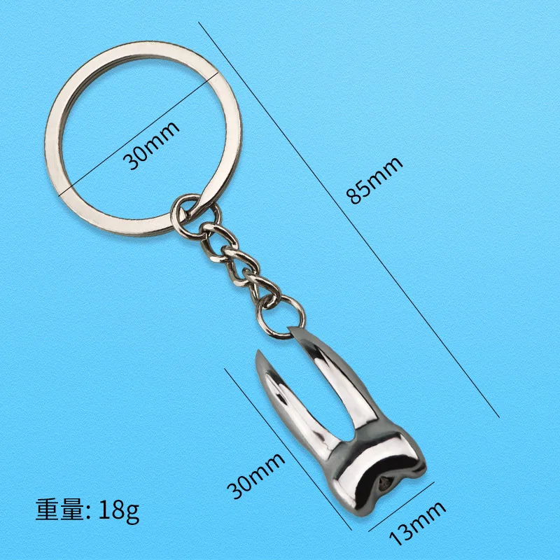 keychain laryngoscope tooth Dentist Gift Dental Hygiene Graduation Gift Mom Keychain, Little Girl Keychain Kid Boy