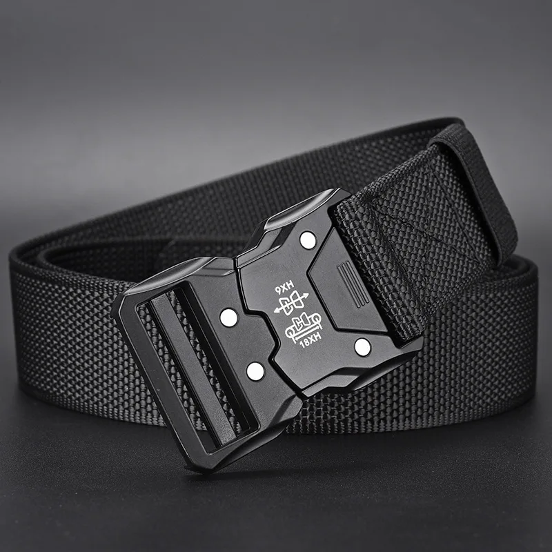 Heißer Verkauf Neuer Taktischer Gürtel mit Schnellverschluss Unisex Outdoor-Sport Multifunktionaler Schnellverschluss-Gürtel – Detail 6