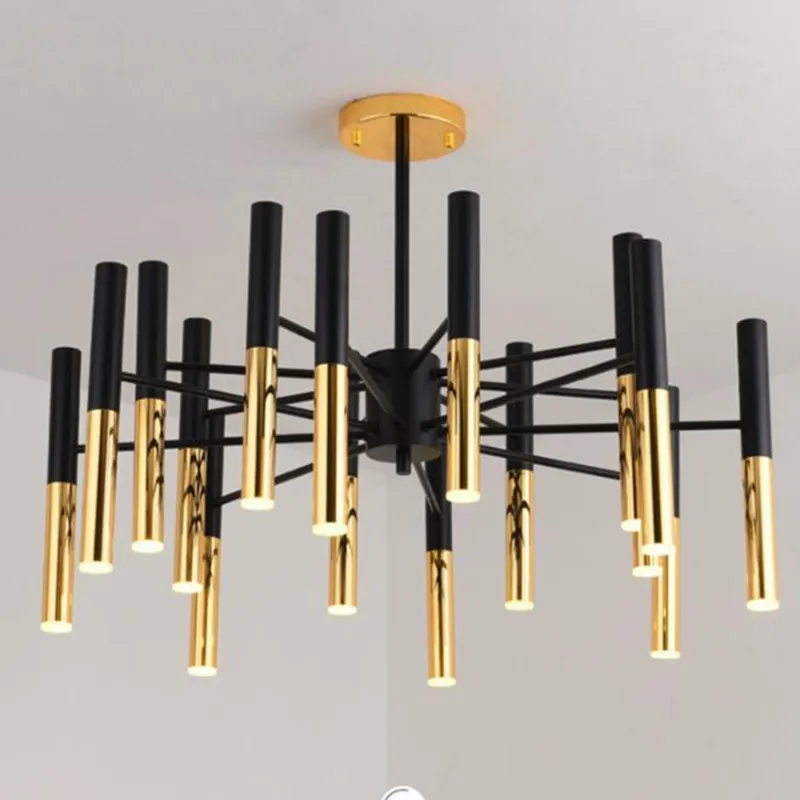 Post-modern Art Led Pendant Lights Concise Stick Design Livingroom Bedroom Bar Decoration