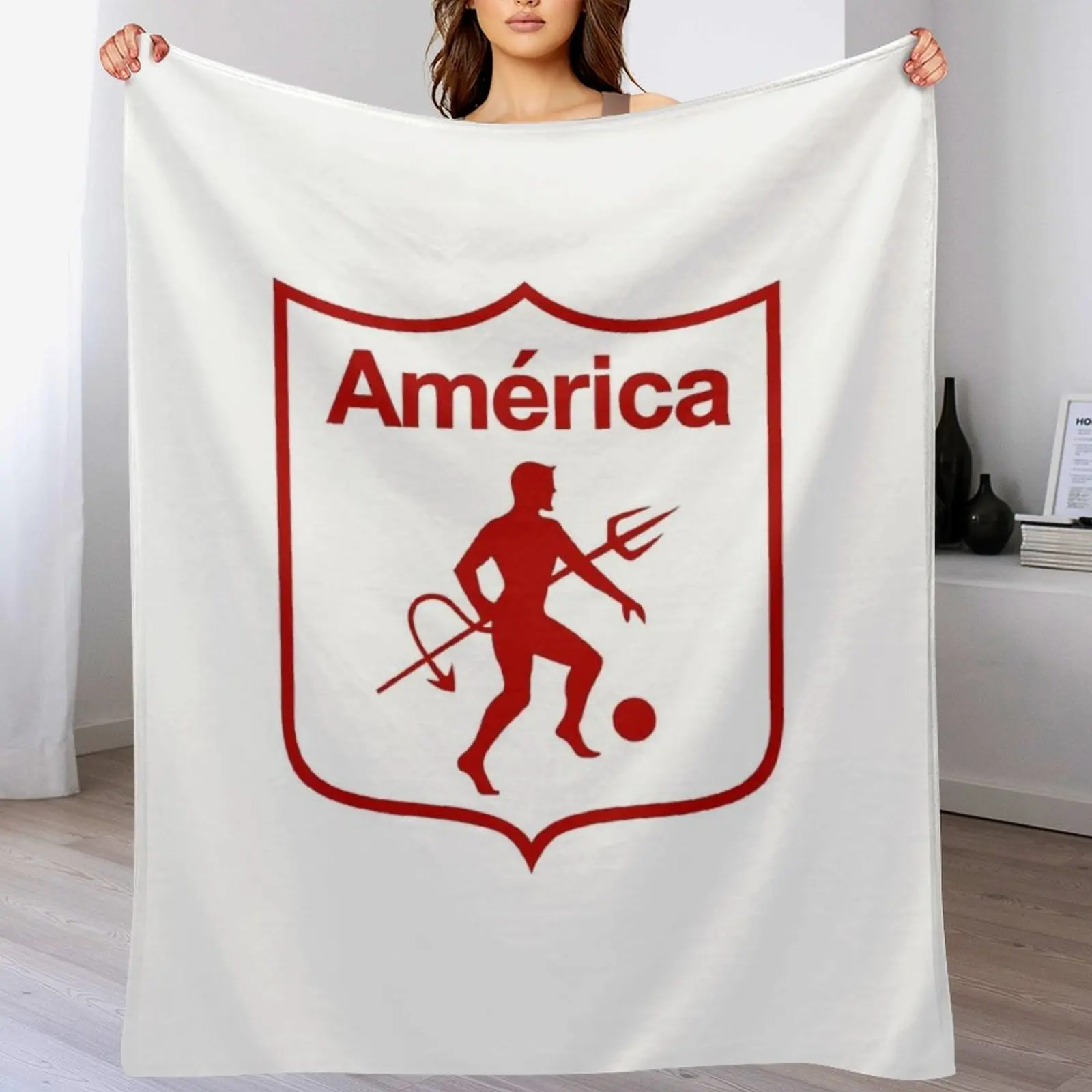 

Amrica de Cali S. A. Throw Blanket Soft Comfort Blanket for Reading Watching TV