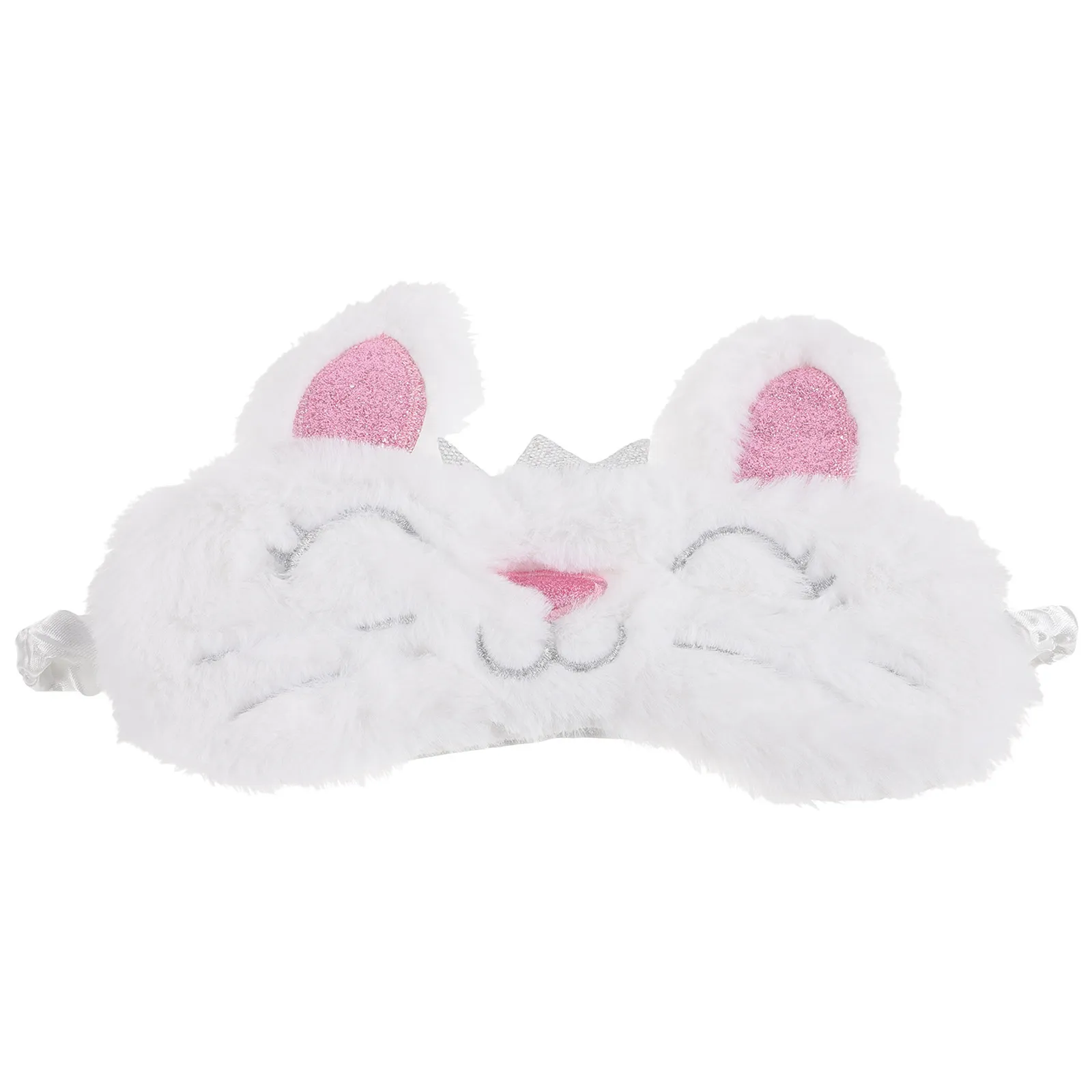 

1Pcs Rabbit Design Sleep Mask Soft Lightweight Eye Cover for Adults Travel Home Hotel Nap Light Blocking Comfortable