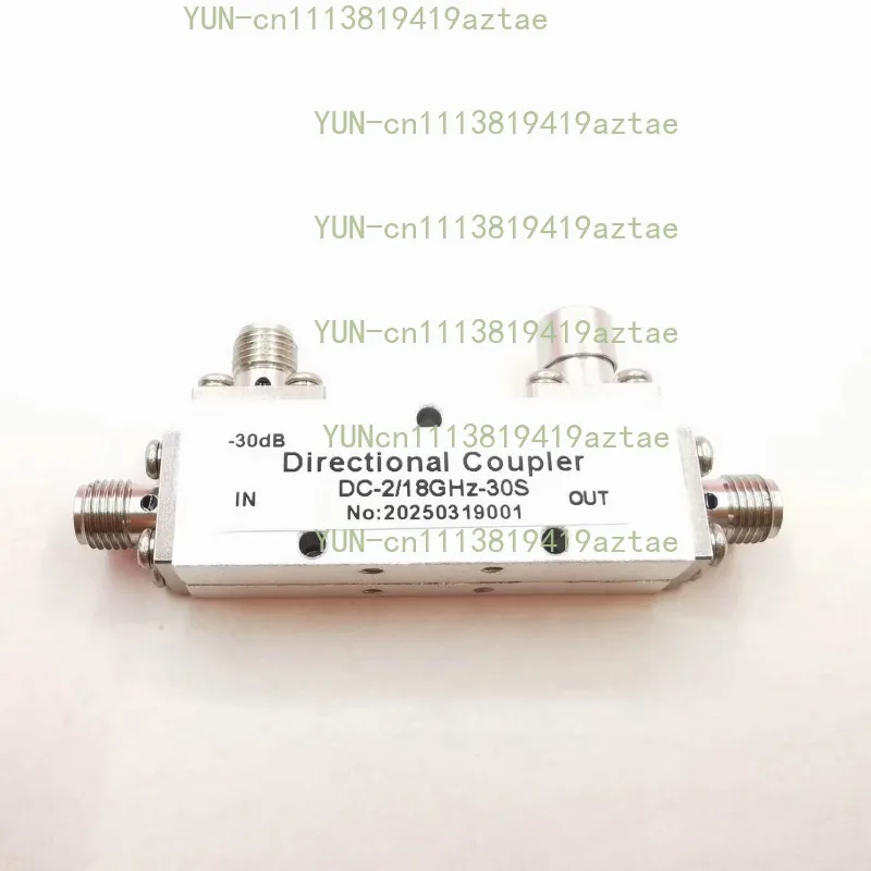 DC-2/18G-30S Directional Coupler – 2-18GHz, 30dB, 20W, SMA, Wideband for RF/Microwave