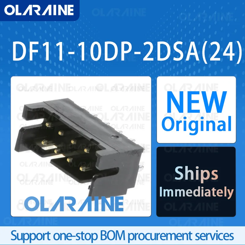 20/50/100Pcs DF11-10DP-2DSA(24) 100% brand new and original IC chip Headers and wire housings Connector 10 Position