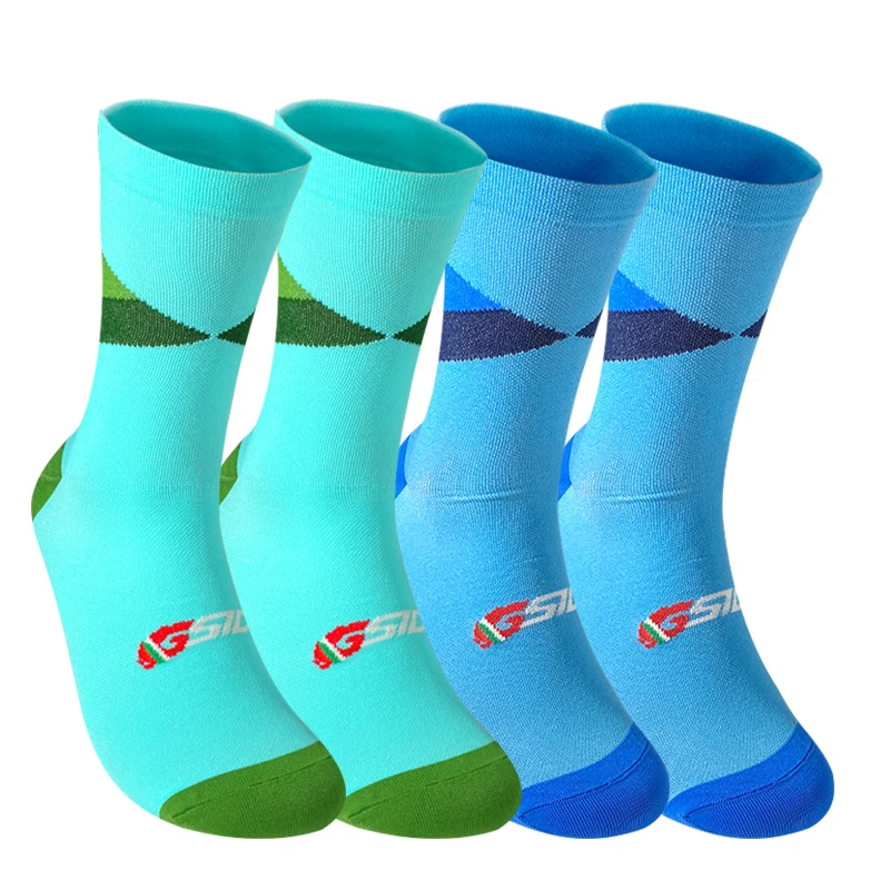 4 Paar Team-Radsocken, Professionelle Sportsocken, Hochwertige Laufsocken, Basketballsocken in Vielen Farben – Detail 3
