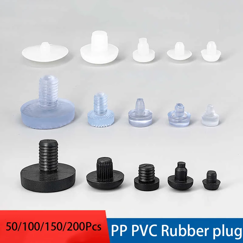 PS Hard Adhesive PVC Soft Rubber Stopper T-Shaped Stopper Foot Pad Furniture Table Chair Leg Foot Bottom Anti Slip Foot Pad