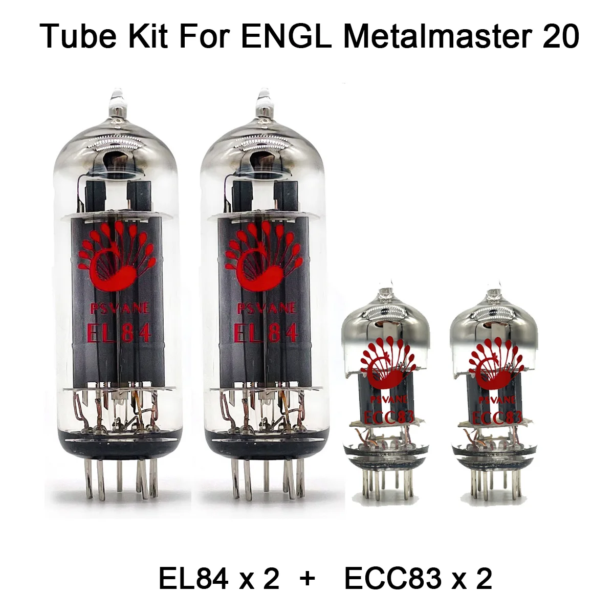 

Valve Tube Kit For ENGL Metalmaster 20 Amplifier Guitar Tube 2PCS EL84 ECC83 Power Vacuum Electronic Tube Audio Guitar Cabinet