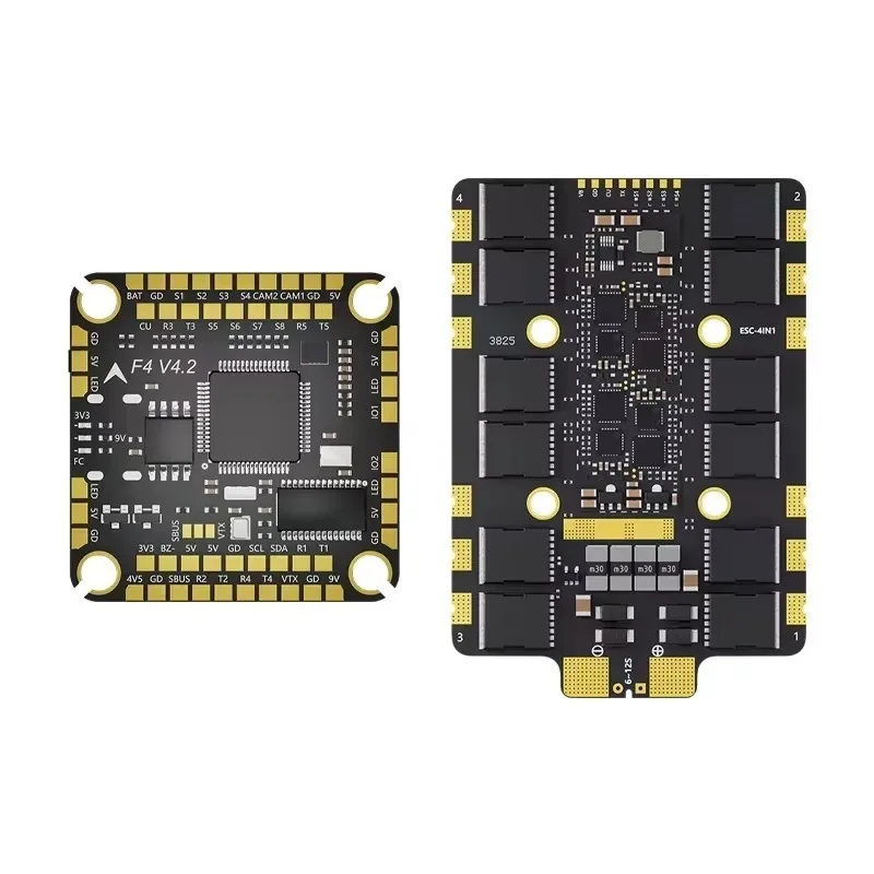 DroMaSsAocoda-RC F405 V4.2 Flight Control / 6-12S 100A ESC Flytower M3 Mounting Hole 30.5x30.5mm For RC Model Parts