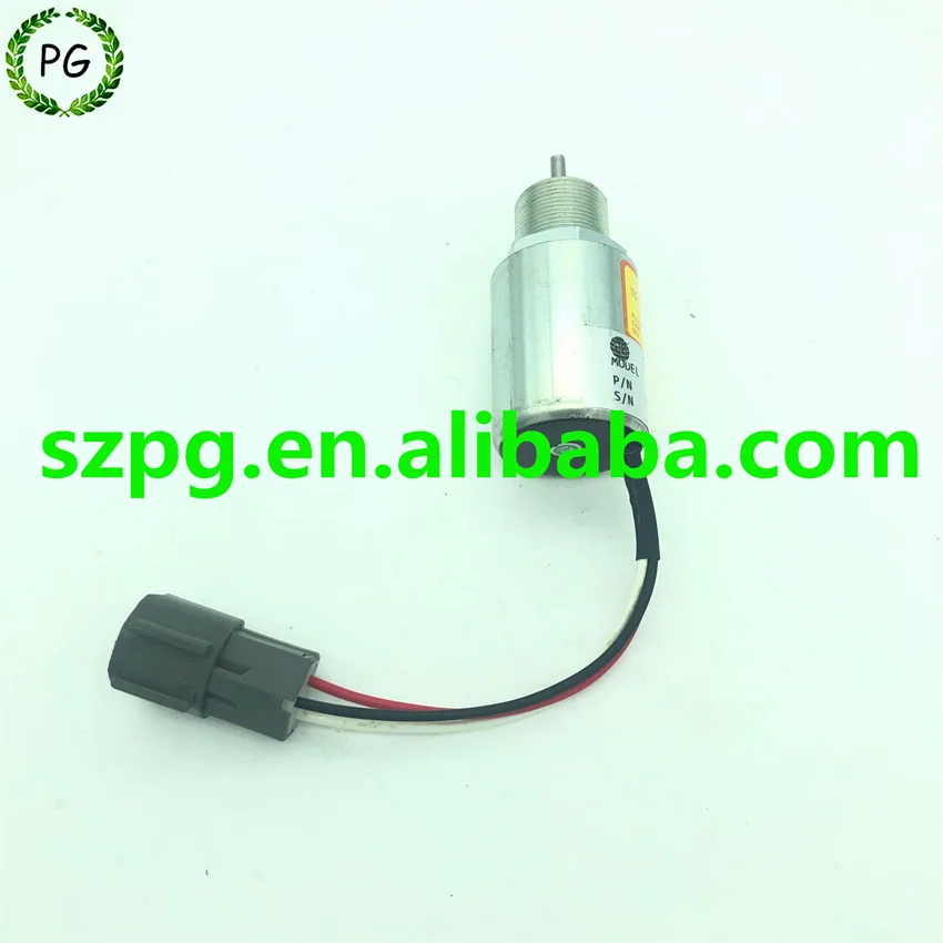 SA-3725-12 30A87-00040 Fuel Shut Off Solenoid 12V for Mitsubishi L2E L3E S3L S4L Engine Volvo EC15 Toro 223D Mahindra