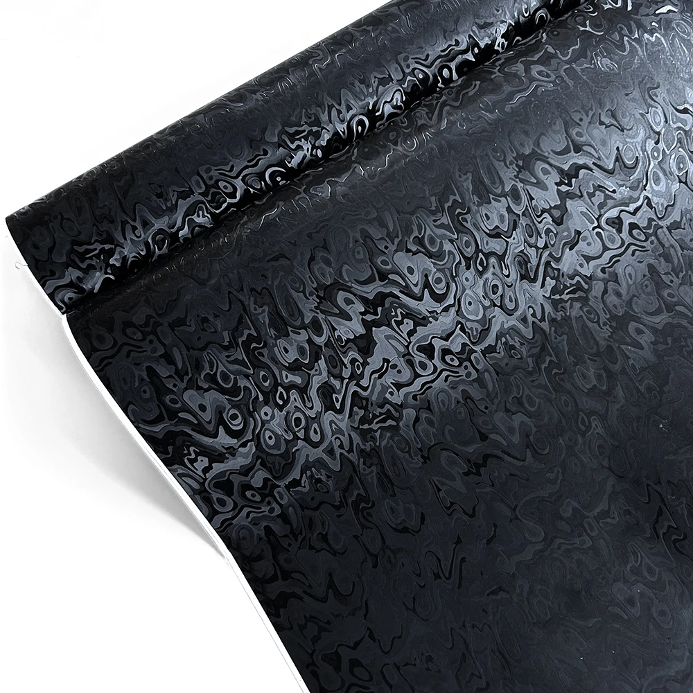 

Car Film Covering Carbon Fiber Sticker Premium Black Cosmic Ghost Textured Automotive Vinyl Wrap Stickers Vinyl For Motorcycle