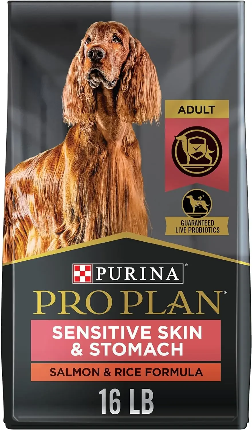 

Purina Pro Plan Sensitive Skin and Stomach Dog Food Salmon and Rice Formula - 16 lb. Bag