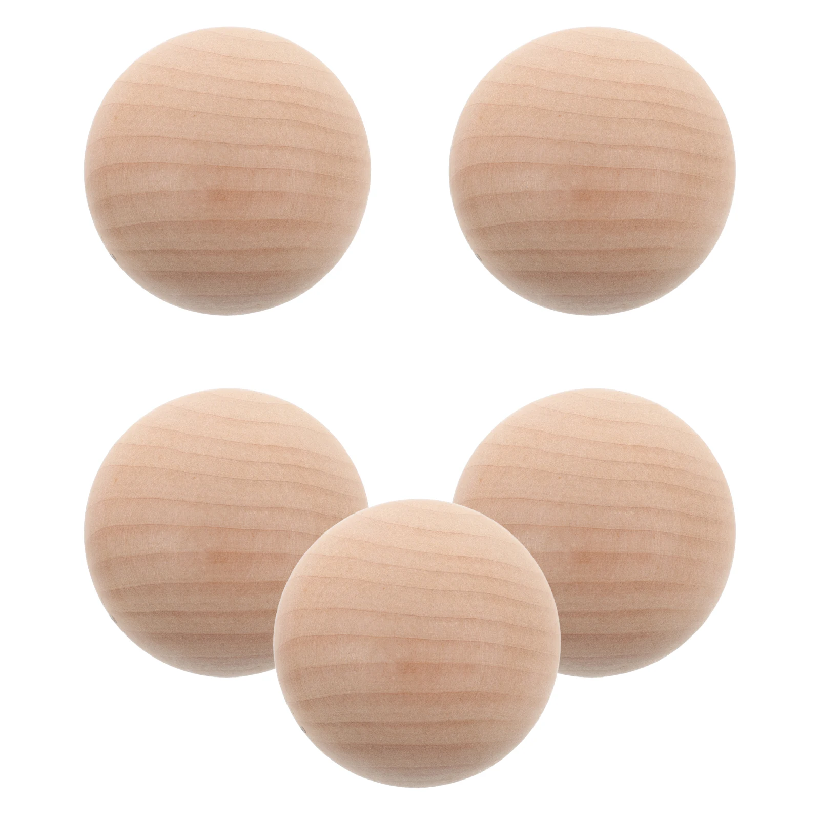 

6pcs 5.5cm Unfinished Wood Croquet Balls Ideal For Backyard Lawn Games And Family Gatherings Wood Croquet Balls Outdoor Play