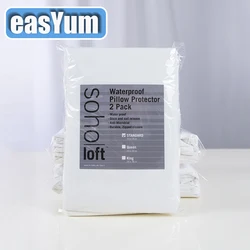 50x65/50x70/50x75/50x90cm bamboo fiber polyester cooling waterproof bed pillowcases for bed 50x70 pack of 2 pillow case covers