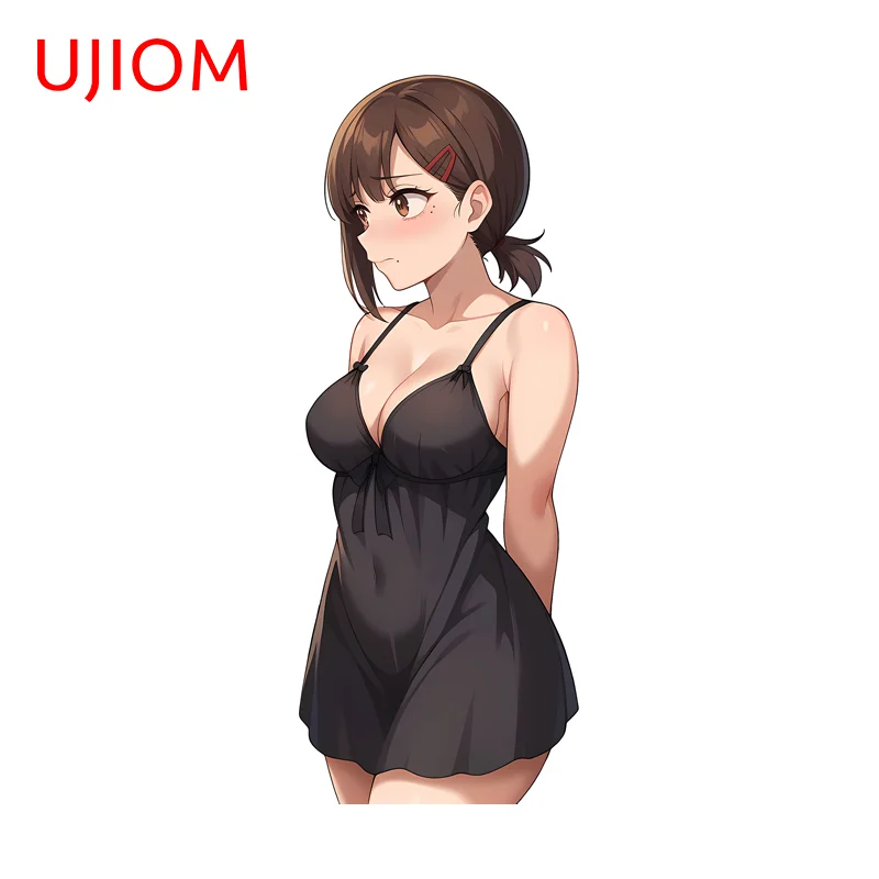 UJIOM Kobeni Higashiyama Anime Peripheral Big Breasts Wall Sticker Delicate Attractive Waterproof Decal Living Room Decor