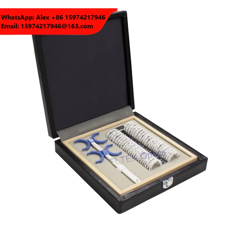 Optometry Prism Trial Lens Set PS-48 Indispensable Tool For Optometrists Ophthalmologists Evaluate Ocular Motility Disturbances